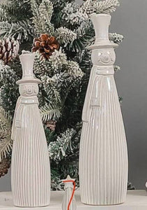 Reactive Glaze Snowman, 20cm