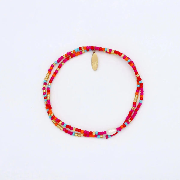Golden Hour Colourful Beaded Bracelet Collection