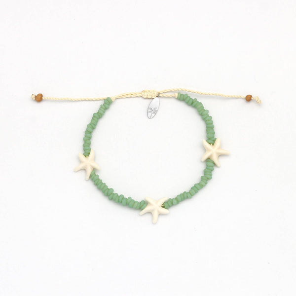 Tidepool Starfish Beaded Bracelet