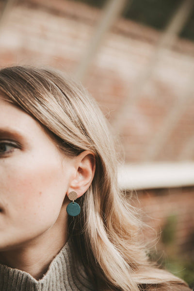 Hollie Leather Earrings