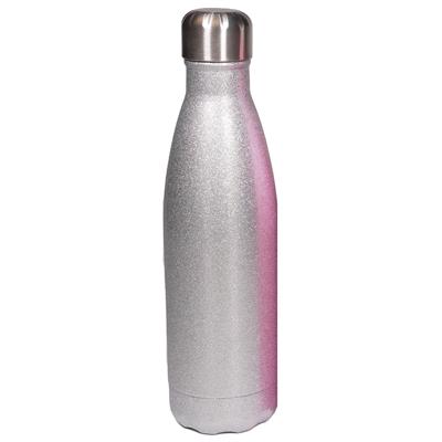 Silver Glitter Therma Bottle