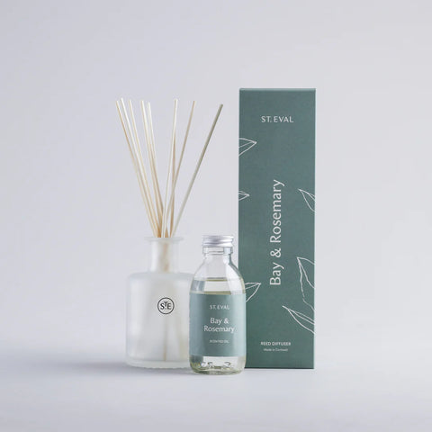 St EVAL Bay and Rosemary diffuser set