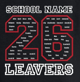 East Hunsbury Year 6 Leavers Hoodie (with initals on front)