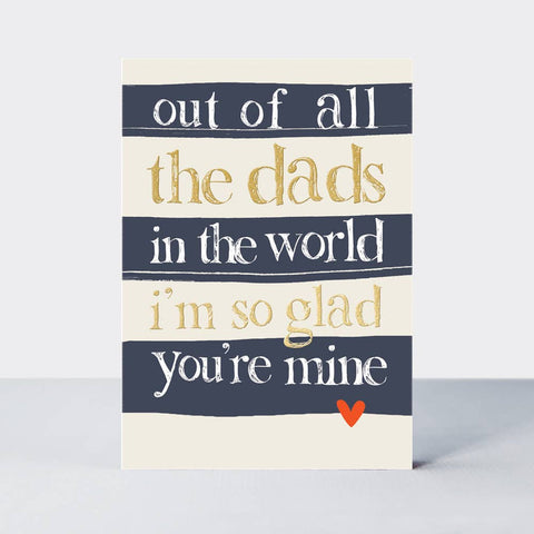 "So Glad You're Mine" Father's Day Card