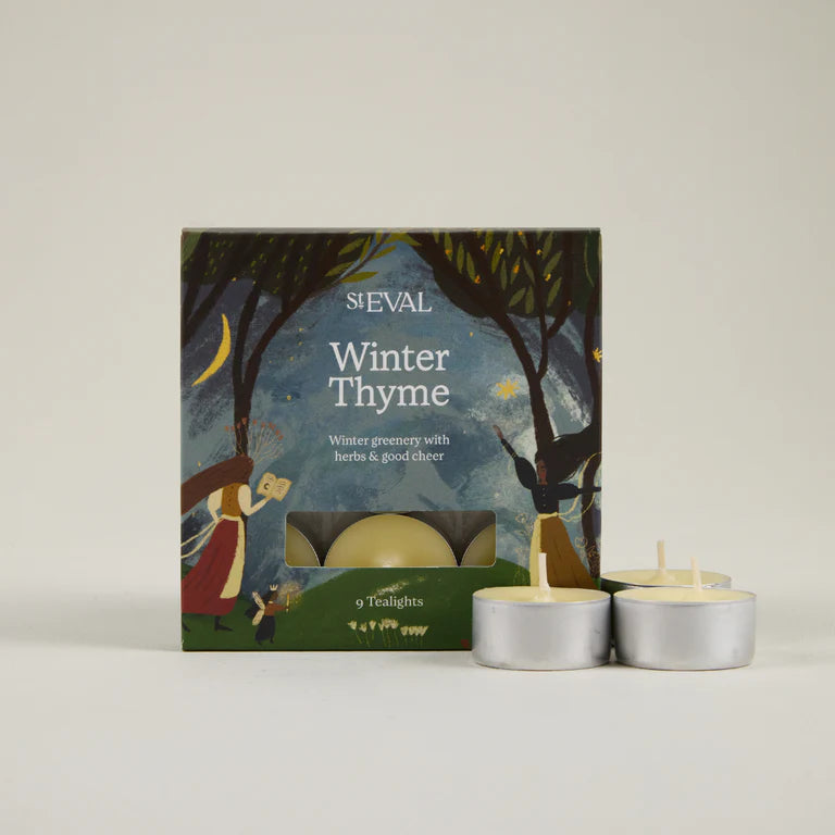 Winter thyme christmas scented tealights