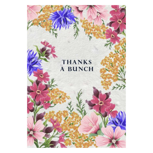 Thanks a Bunch Seeded Greeting Card