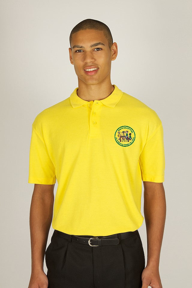 East Hunsbury Yellow Poloshirt