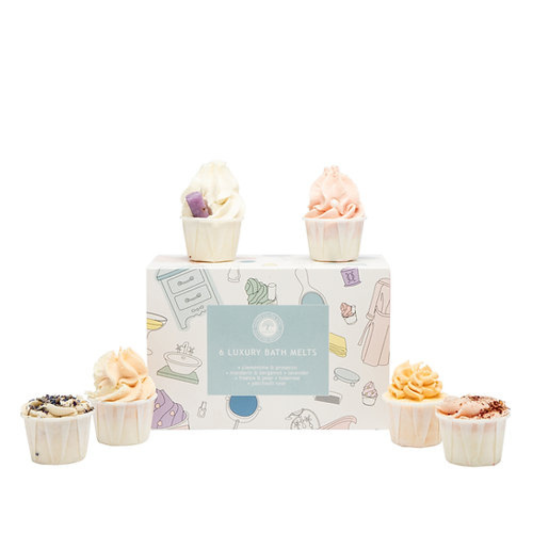Wild Olive Luxury 6 Bath Melt Set