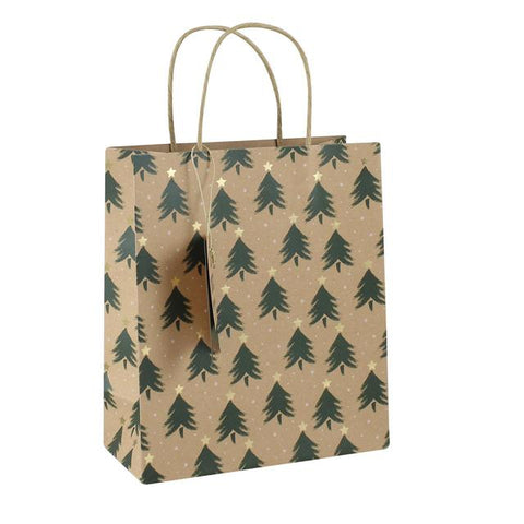 Christmas Tree Gift Bag - Recycled