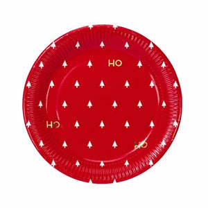 "Ho Ho Ho" Paper Plates, Pack of 8