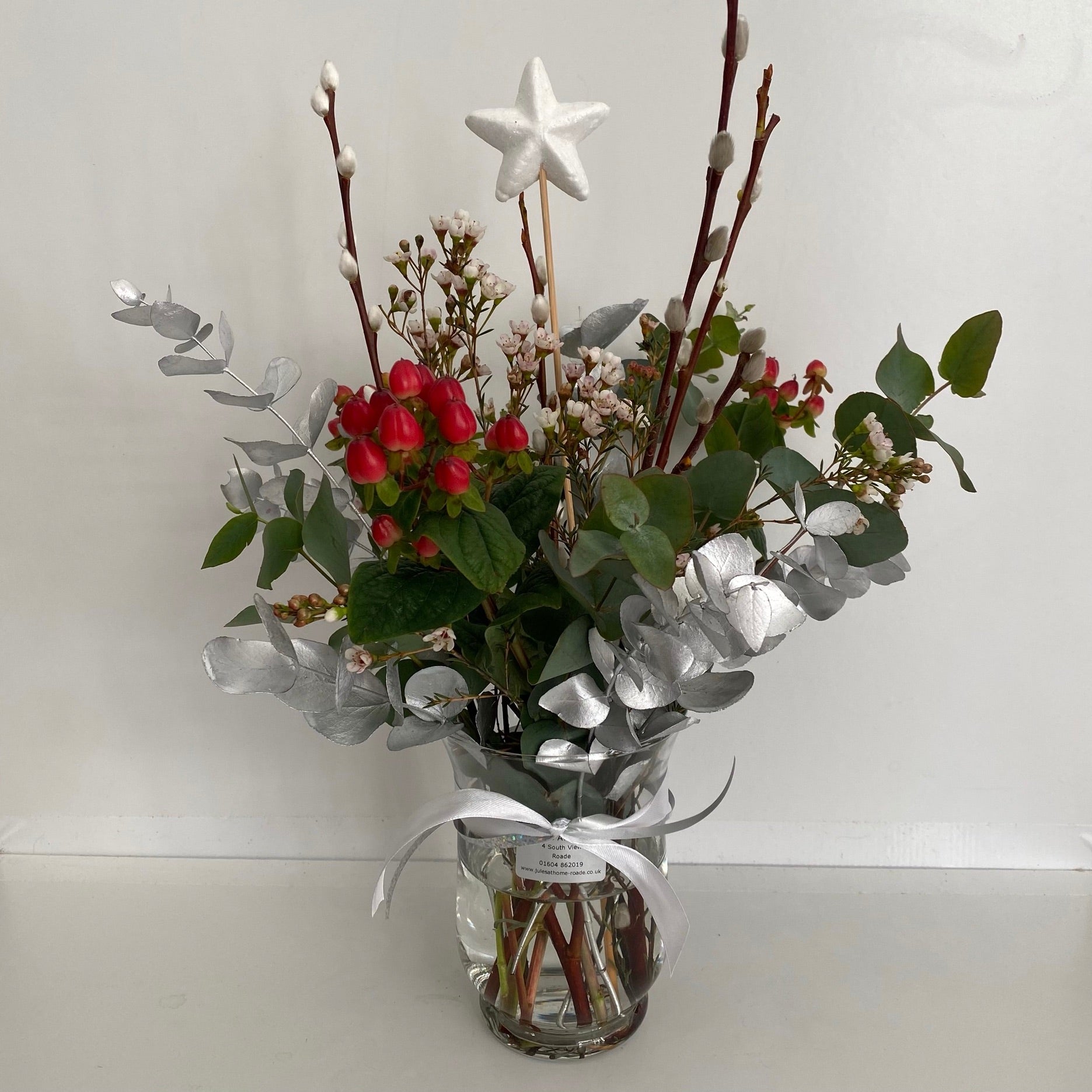 Christmas Bouquet in a Vase