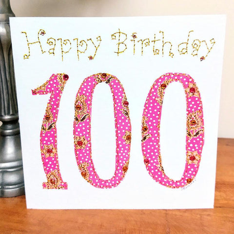 Happy Birthday "100" Card