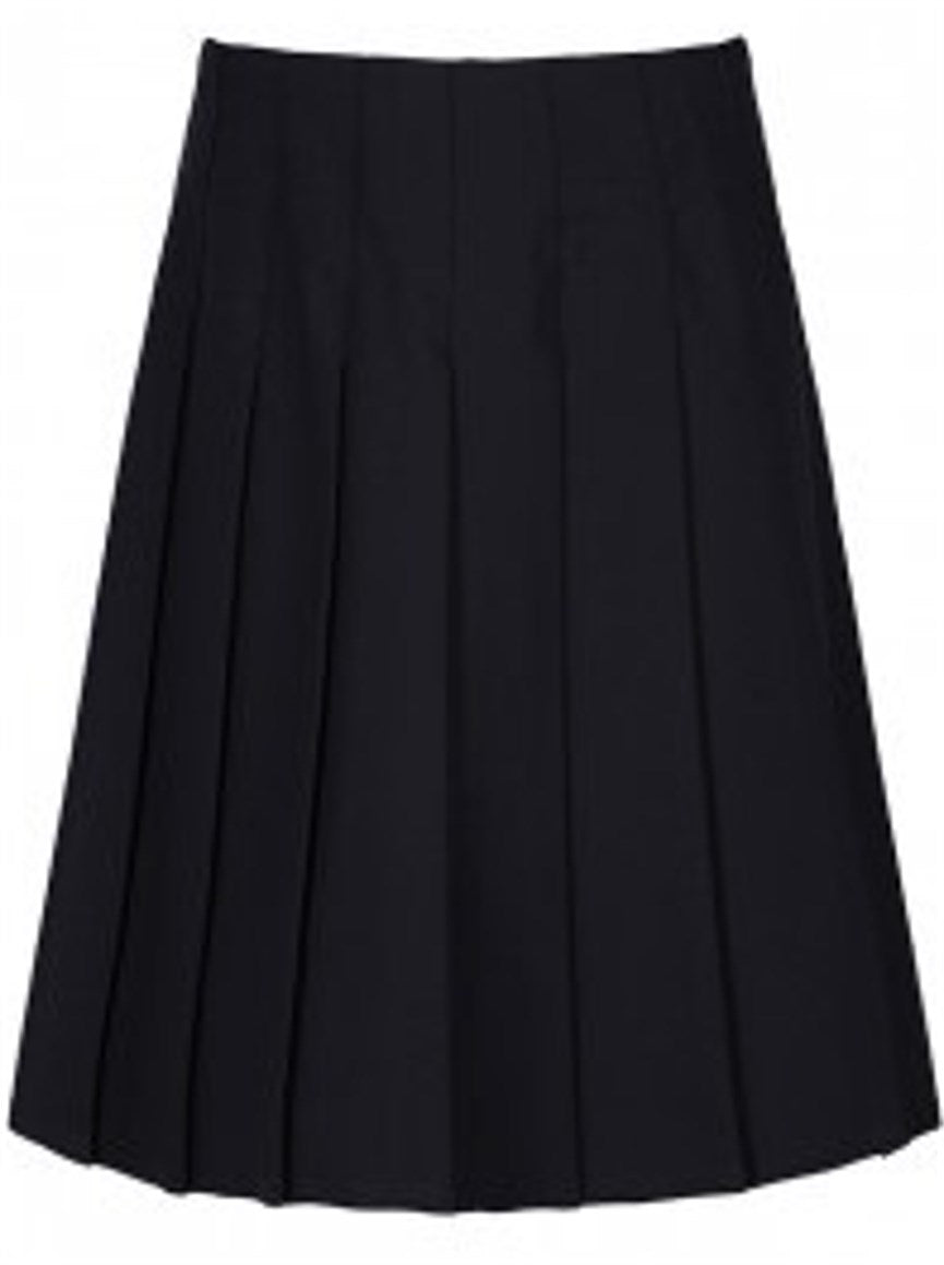 Senior stitch down pleated skirt (Black) These may need to be ordered
