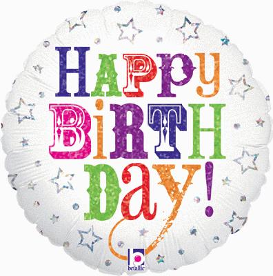 "Happy Birthday!" Helium Balloon