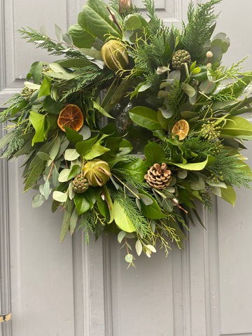 Country fresh handmade wreath