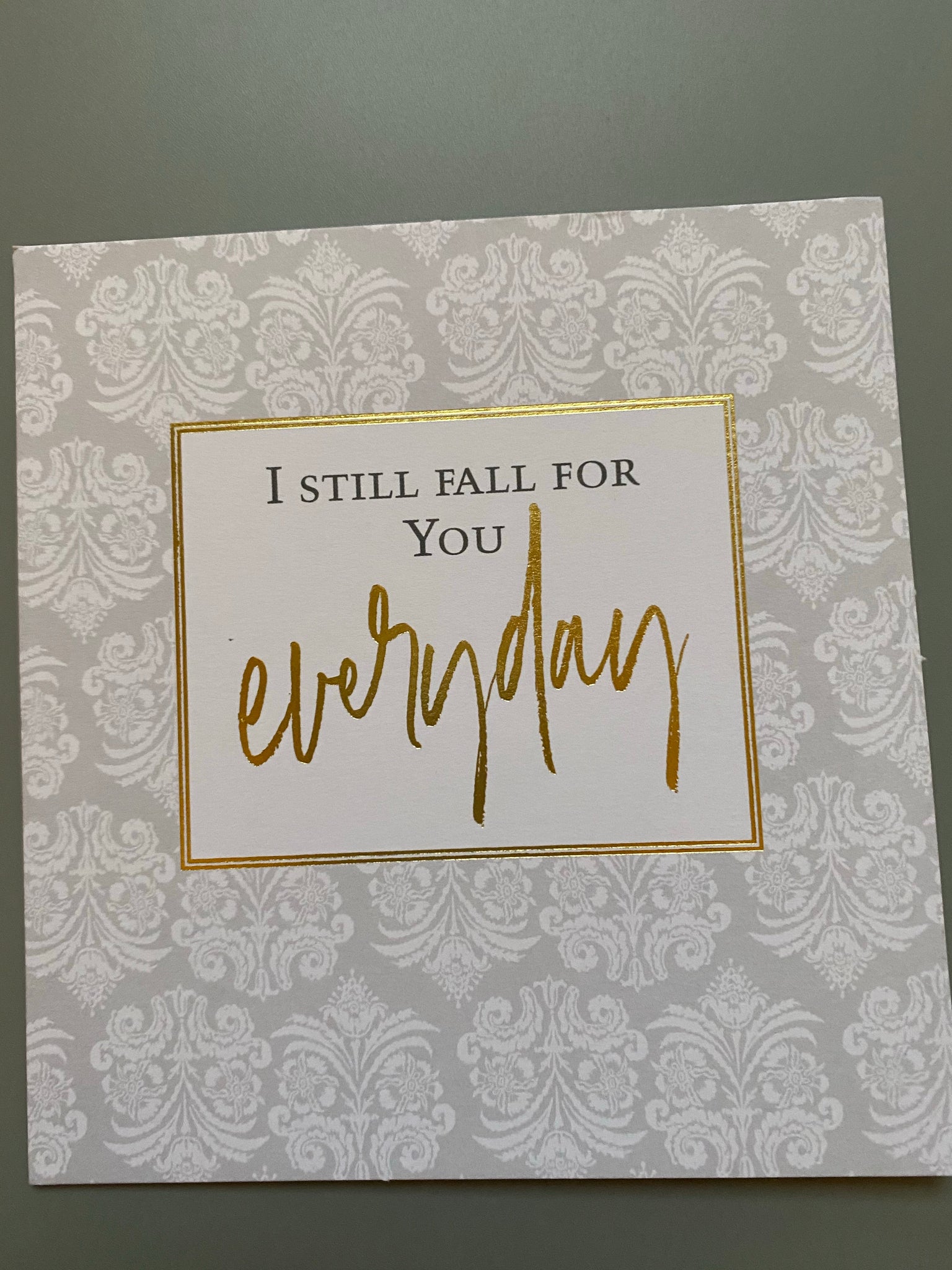 I still fall for you card