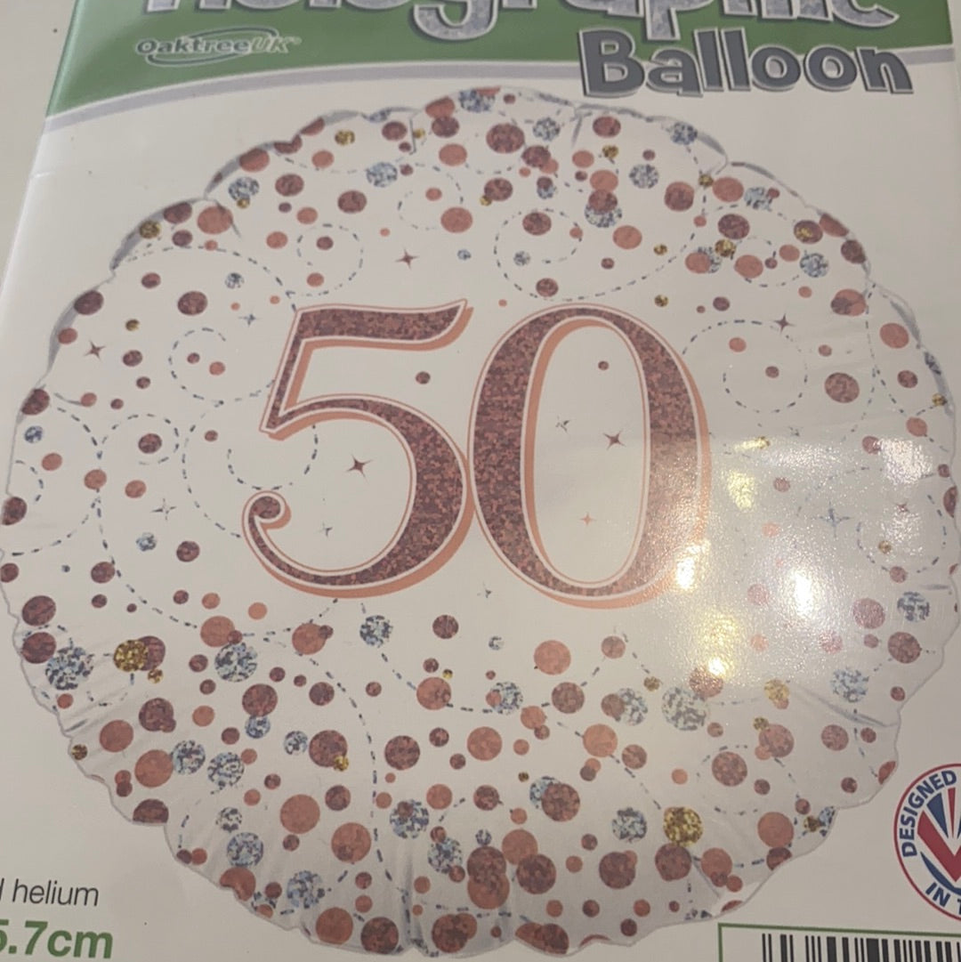 50 birthday balloon