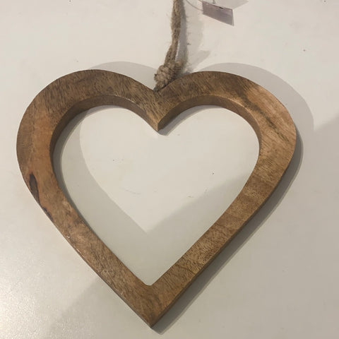 Large wooden heart
