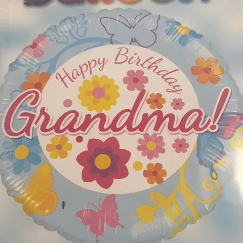 Grandma helium balloon 18”