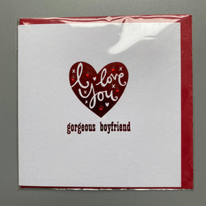 Gorgeous Boyfriend Card