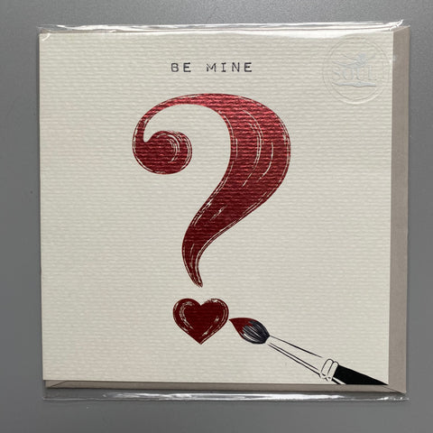 ‘Be mine’ Card