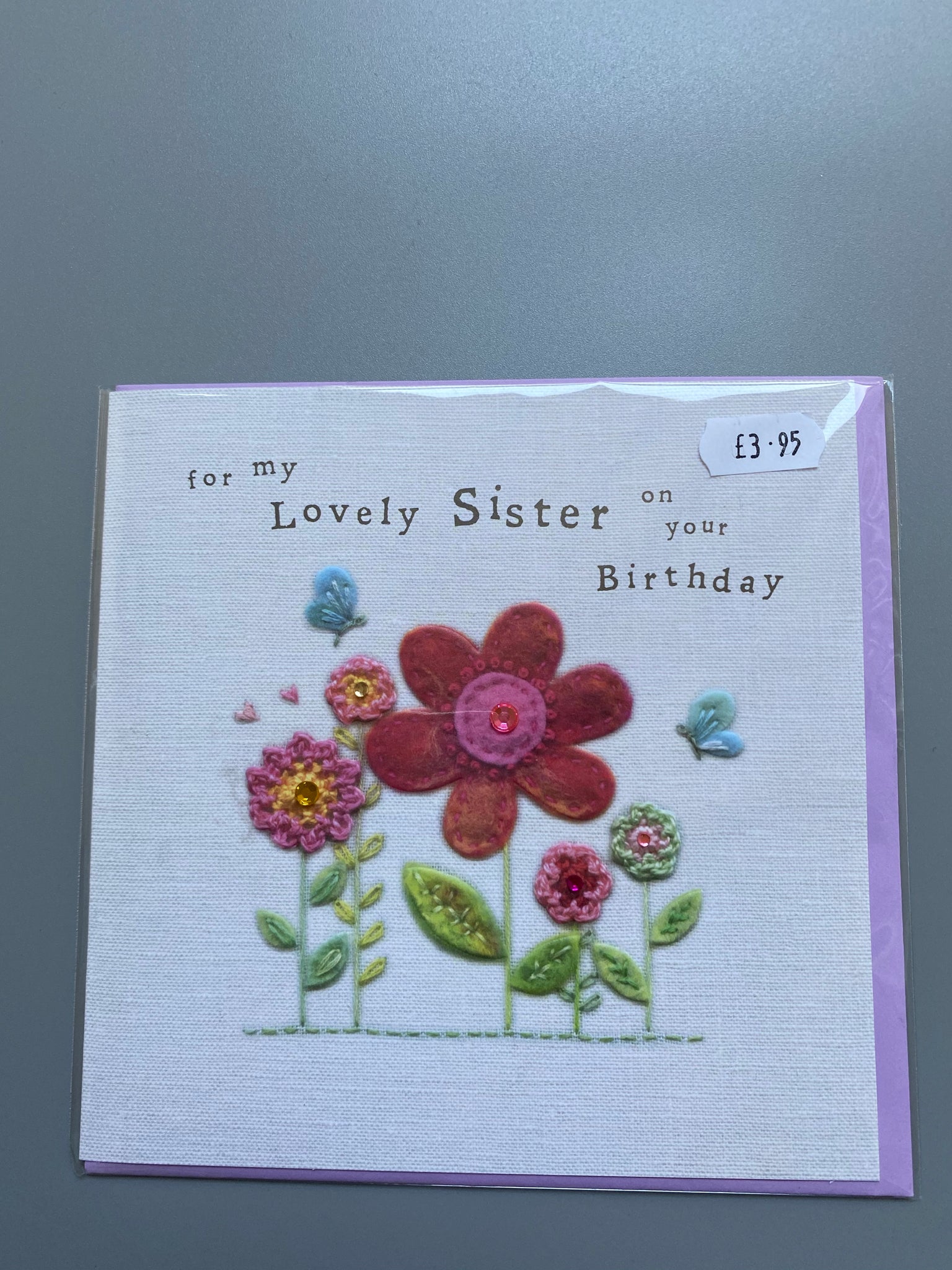 For my lovely sister card