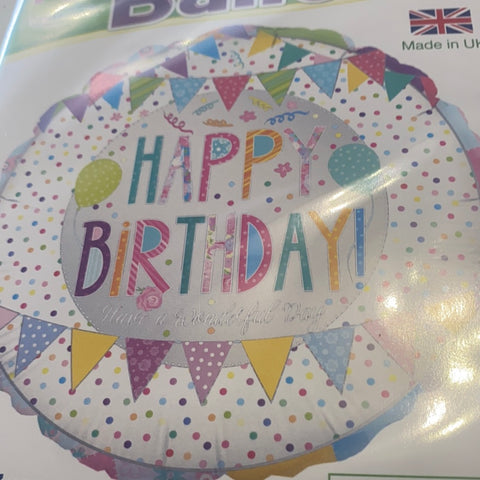 Birthday helium balloon