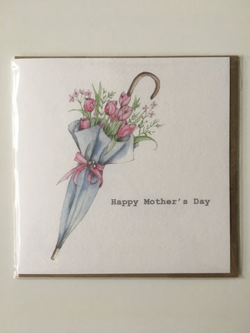 Umbrella of flowers