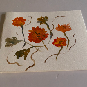 Handmade watercolour card