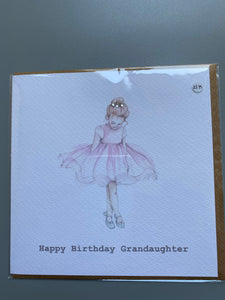 Granddaughter card