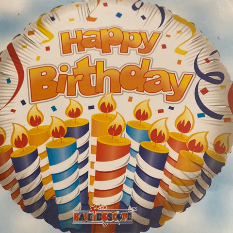 Helium birthday balloon