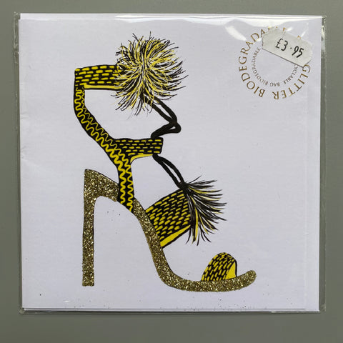 Yellow Shoe Card