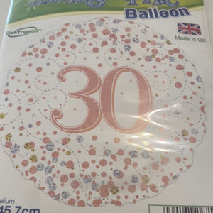 30 Birthday balloon