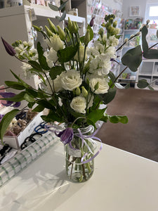Summer jar of flowers