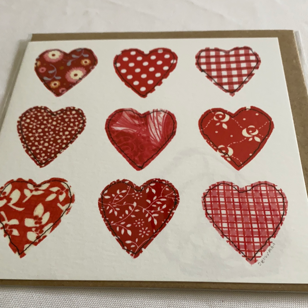 Hearts card made in the uk