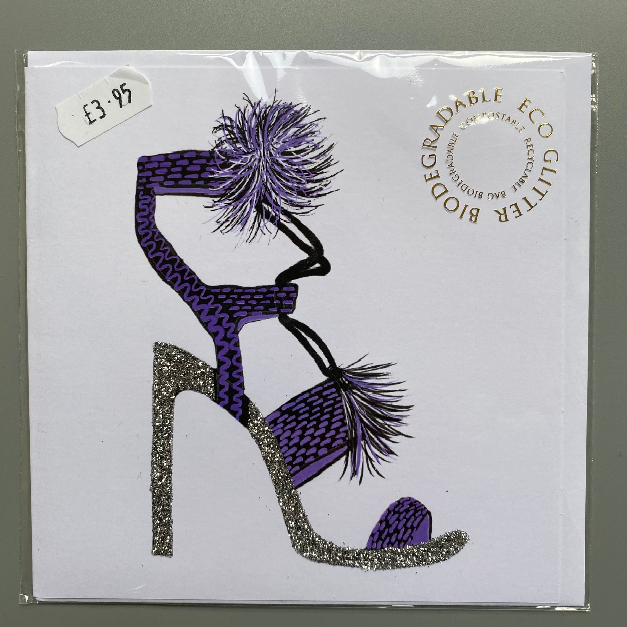 Purple Shoe Card