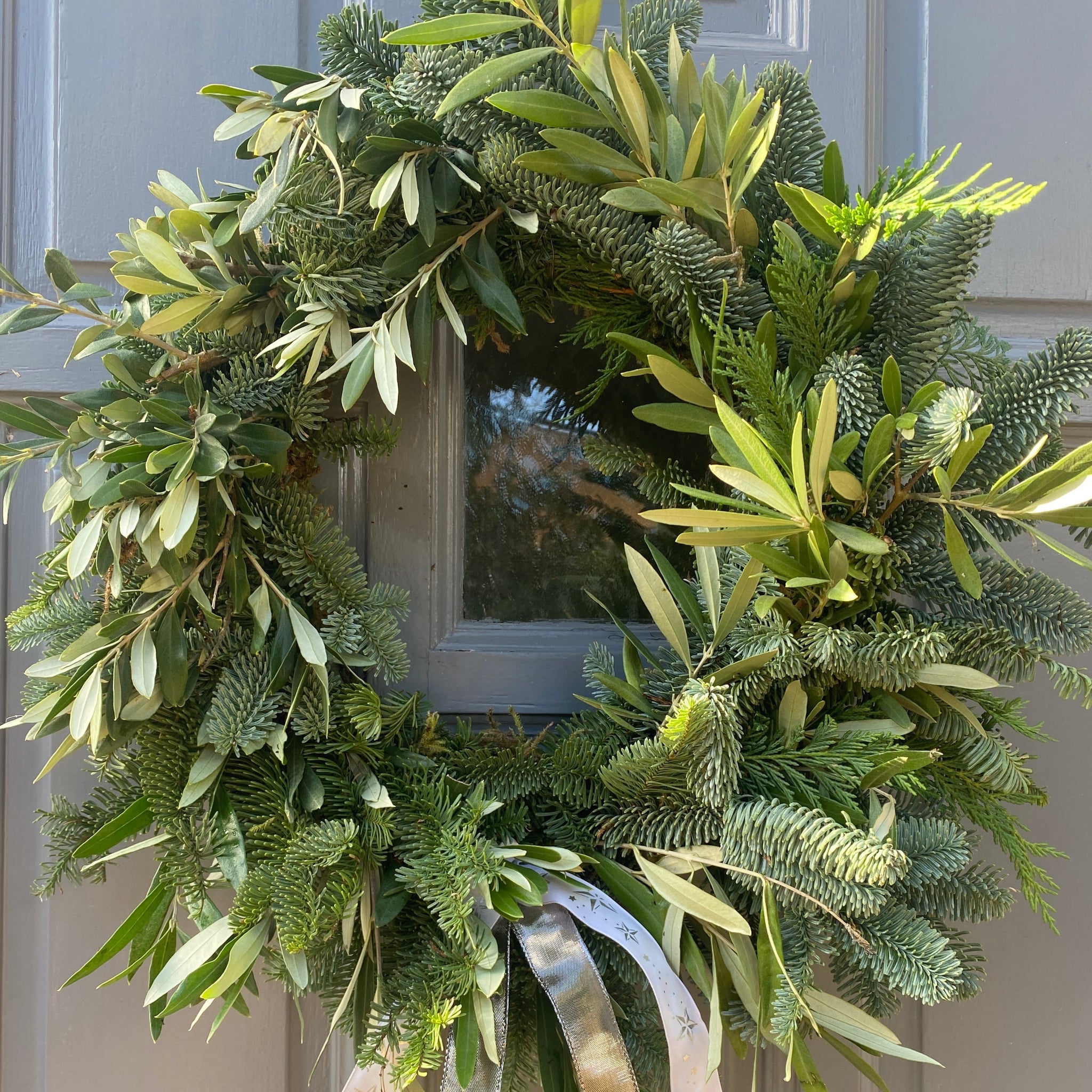 Handmade Christmas Wreath - Olive Tree