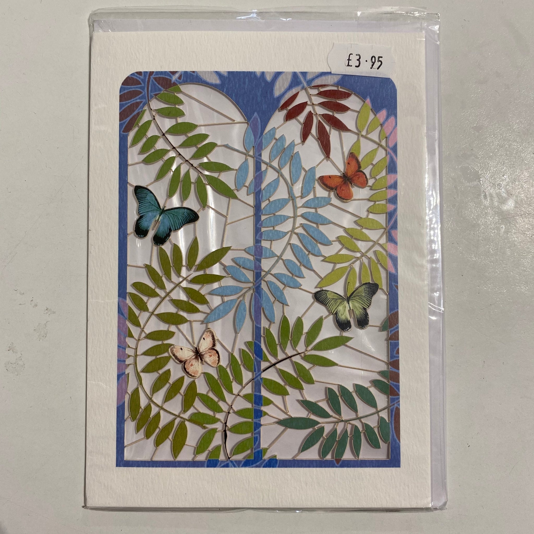 Handmade card butterflys
