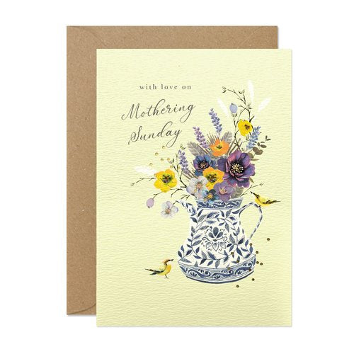 "Mothering Sunday" Vase Card