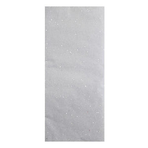 Tissue Paper - Silver Glitter